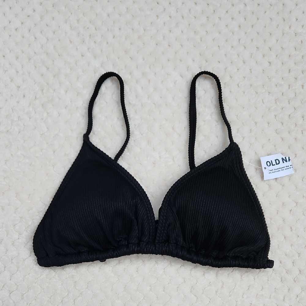 Nwt Old Navy Ribbed Triangle Bikini Top